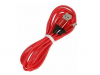 Кабель USB/Type-C, 2,0 м, 3A, красно-черный (iK-3112-S14rb)