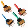 Тумблер ASW-13D с подсветкой 12V/20A, желтый (36-4372)