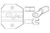 Сменные губки 1PK-3003D19 для обжима клемм 22-8 AWG (0.325mm2-8.367mm2)