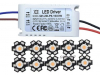 ФИТО светодиоды 3W (10шт) с драйвером QH-20LPO3-10X3W